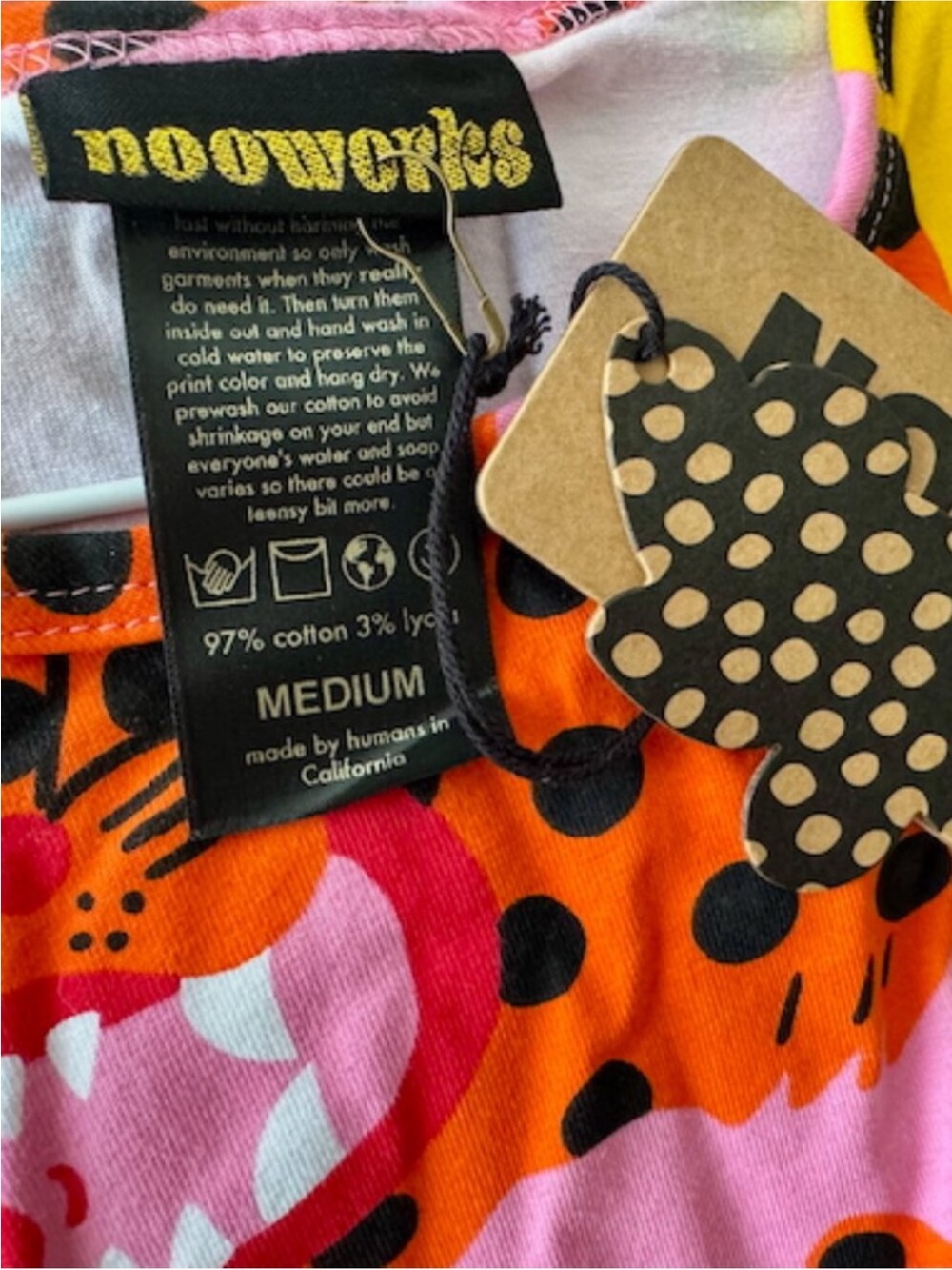Nooworks Micotti Cat Tiger Crop Tank Top - Picture 4 of 4